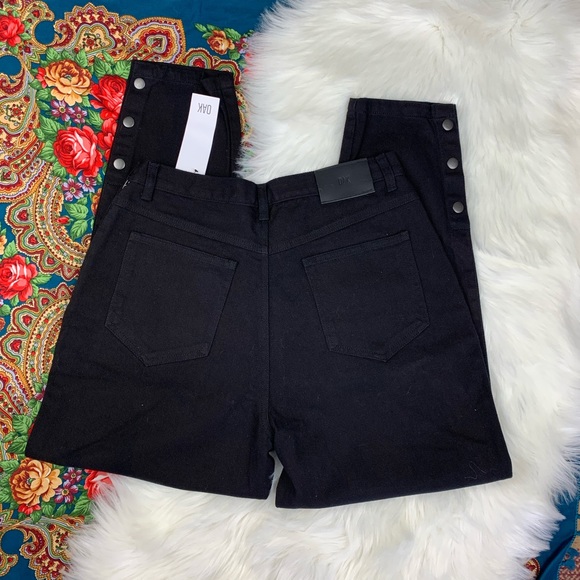 OAK Black Side Zip Baggy Jean - Picture 5 of 12